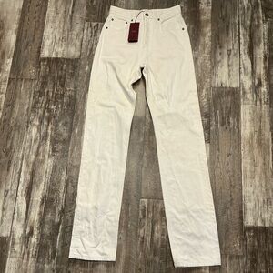 YaYa Aflalo White Denim Pants Size 25